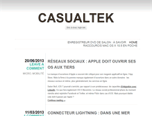 Tablet Screenshot of casualtek.com